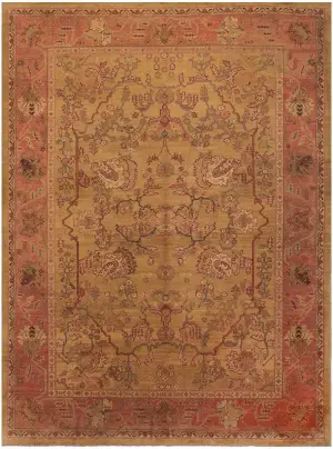 Pakistani-One of a Kind Mahal Gold - 8' 9'' x 11' 7''