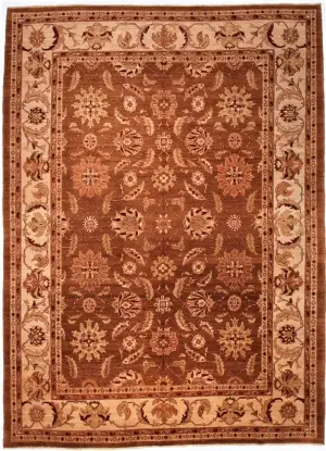 Pakistani-One of a Kind Mahal Rust - 9' x 12' 3''