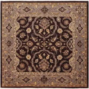 Pakistani-One of a Kind Mahal Brown/Khaki - 8' 11'' x 8' 11''