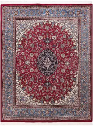 Pakistani-One of a Kind Nain Red - 8' x 10' 2''