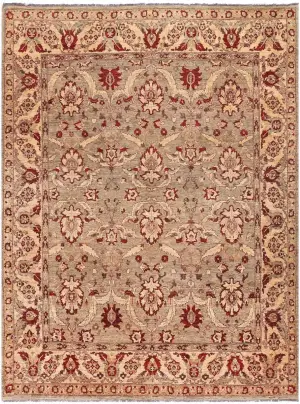 Pakistani-One of a Kind Oushak Gold/Rust - 10' x 12' 5''