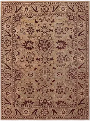 Pakistani-One of a Kind Oushak Gold - 9' 1'' x 13' 3''