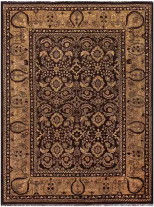 Pakistani-One of a Kind Oushak Brown - 8' 1'' x 11' 11''