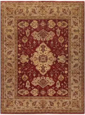 Pakistani-One of a Kind Oushak Rust/Camel - 8' 11'' x 11' 7''