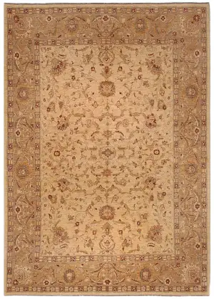 Pakistani-One of a Kind Oushak Gold - 8' 11'' x 12' 8''