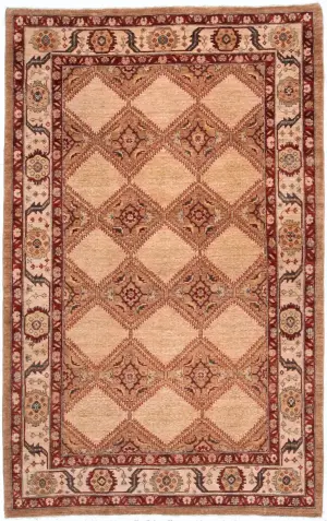 Pakistani-One of a Kind Sarab Camel - 6' 2'' x 9' 9''