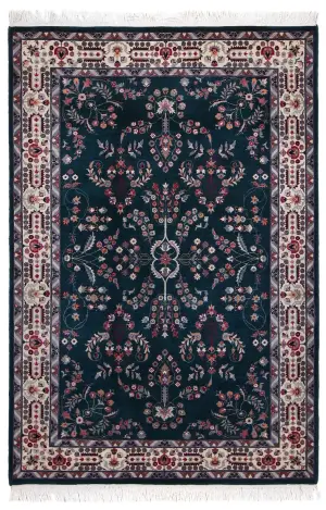 Pakistani-One of a Kind Sarough Ivory - 4' 1'' x 6' 1''