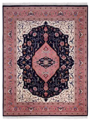 Pakistani-One of a Kind Serapi Pink - 8' x 10' 4''