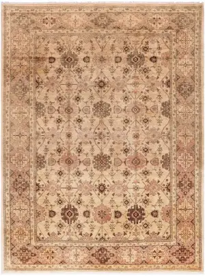 Pakistani-One of a Kind Tabriz Gold - 9' 11'' x 13' 1''