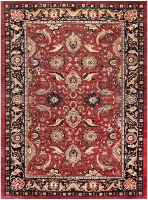 Pakistani-One of a Kind Sultanabad Red - 9' 11'' x 13' 5''