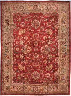 Pakistani-One of a Kind Sultanabad Rust - 10' x 13' 9''