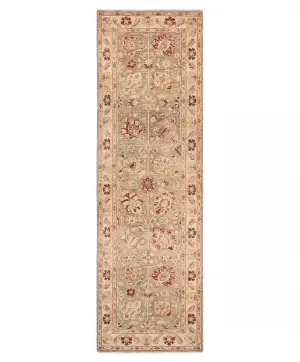 Pakistani-One of a Kind Sultanabad Green - 3' 3'' x 10' 2''