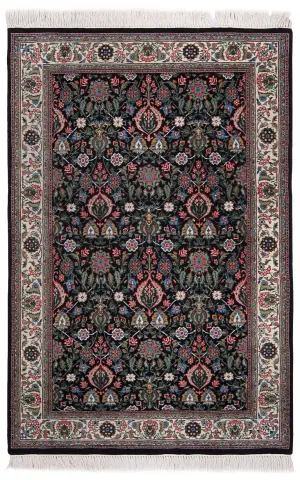 Pakistani-One of a Kind Sultanabad Ivory - 4' x 6' 1''