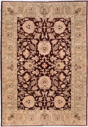 Pakistani-One of a Kind Sultanabad Red - 6' 1'' x 8' 1''