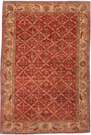 Pakistani-One of a Kind Sultanabad Rust - 5' 1'' x 8' 9''
