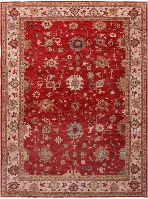 Pakistani-One of a Kind Sultanabad Rust - 8' 3'' x 10'
