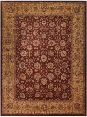 Pakistani-One of a Kind Sultanabad Rust - 9' 1'' x 11' 5''