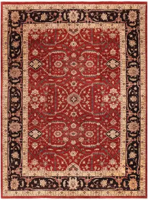 Pakistani-One of a Kind Tabriz Brown - 9' 11'' x 13' 10''
