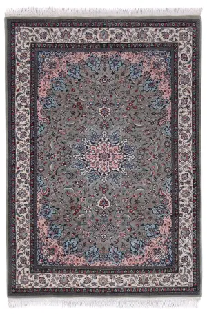 Pakistani-One of a Kind Tabriz Ivory - 4' x 6' 2''
