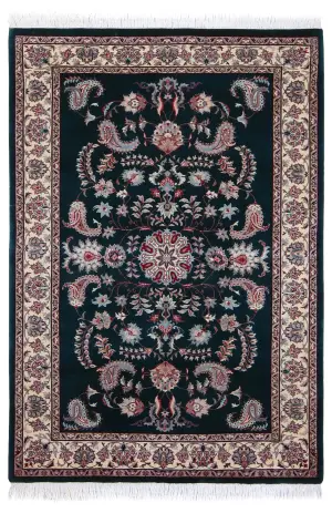 Pakistani-One of a Kind Tabriz Ivory - 4' 1'' x 5' 10''