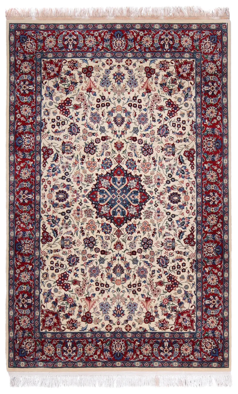 Pakistani-One of a Kind Tabriz Red  -  4'  x  6' 3''