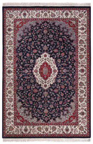 Pakistani-One of a Kind Tabriz Ivory - 6' 2'' x 9' 2''