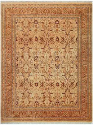 Pakistani-One of a Kind Tabriz Gold - 8' 3'' x 10'