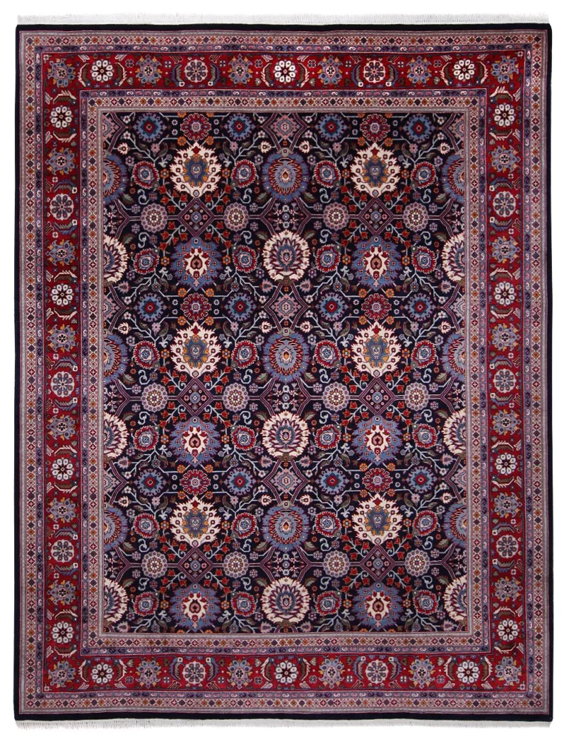 Pakistani-One of a Kind Tabriz Red  -  8'  x  10' 5''