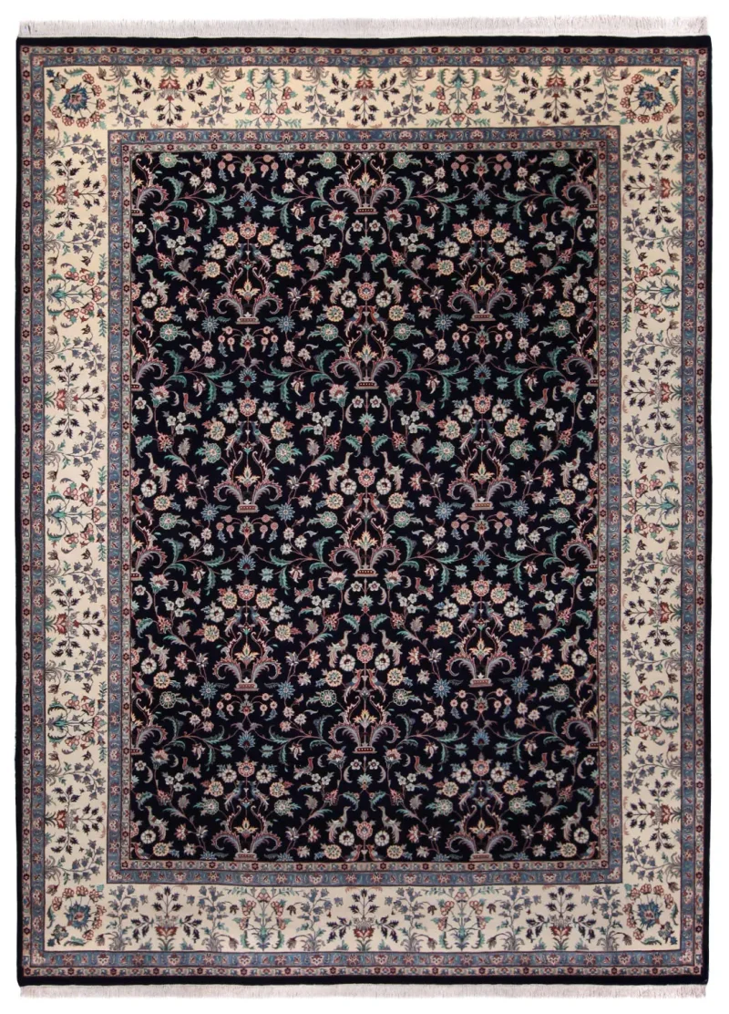 Pakistani-One of a Kind Tabriz Ivory  -  9' 6'' x  12' 6''