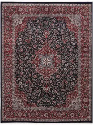Pakistani-One of a Kind Tabriz Navy/Red - 9' 1'' x 12' 4''