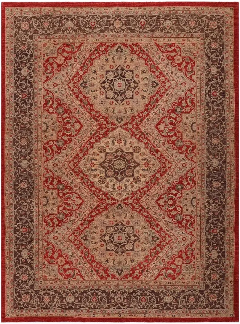 Pakistani-One of a Kind Tabriz Rust  -  9' 2'' x  12' 2''