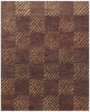 Pakistani-One of a Kind Transitional Brown - 8' x 9' 9''