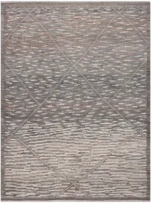 Pakistani-One of a Kind Tribal Taupe - 7' 11'' x 9' 8''