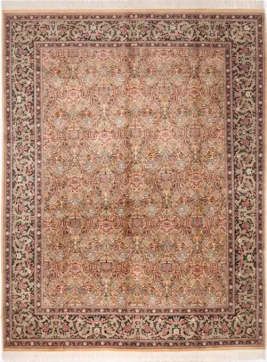 Pakistani-One of a Kind Zeleh Sultan Gold - 8' x 10' 3''