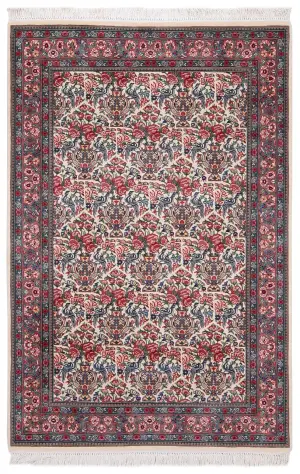 Pakistani-One of a Kind Zelle Sultan Rose - 4' 2'' x 6' 1''