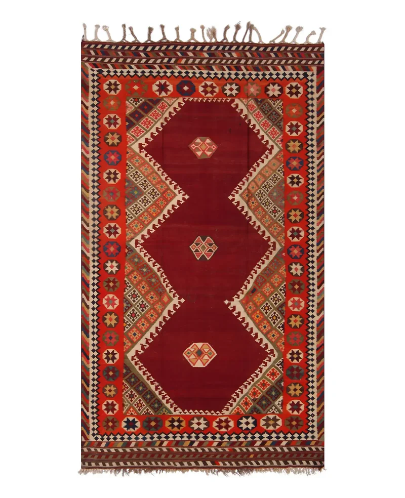 Persian Kilim Kilim Rust/Multi  -  5' 2'' x  9' 4''
