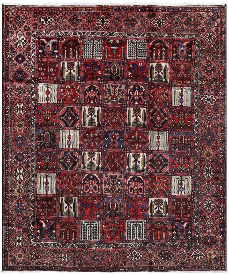 Persian-One of a Kind Bakhtiari Red/Multi  -  10' 2'' x  11' 11''