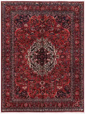 Persian-One of a Kind Bakhtiari Red/Navy - 10' 2'' x 13' 1''