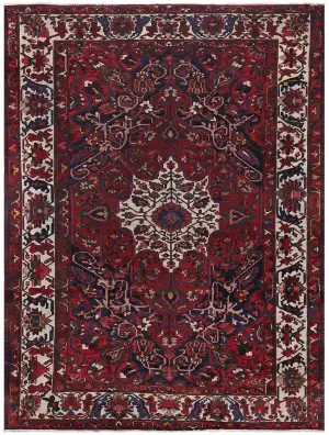 Persian-One of a Kind Bakhtiari Red/Ivory - 10' 3'' x 14' 2''