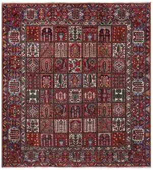 Persian-One of a Kind Bakhtiari Red/Multi - 11' 3'' x 12' 1''