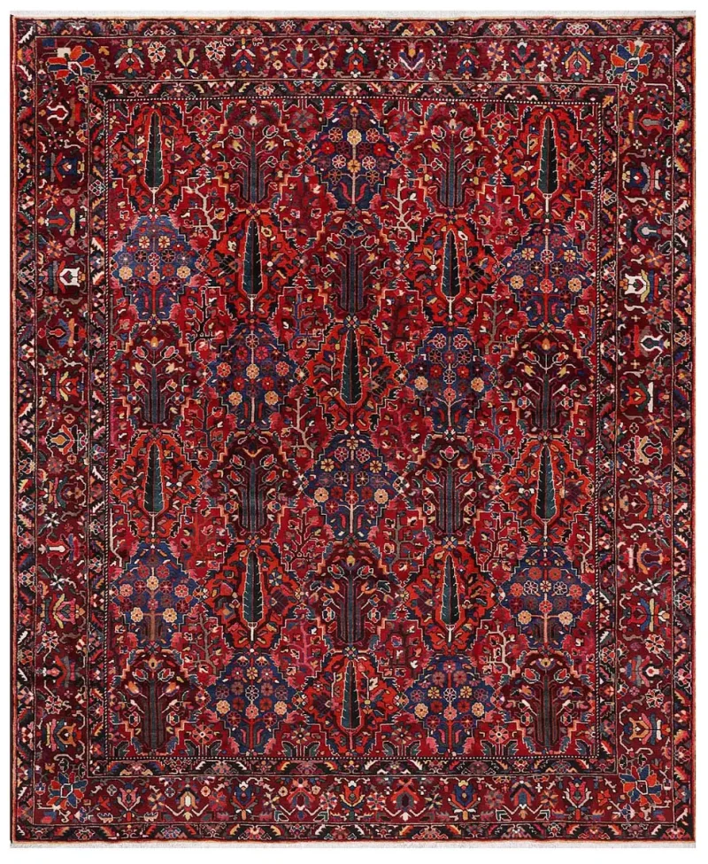 Persian-One of a Kind Bakhtiari Red/Multi  -  10' 6'' x  12' 4''