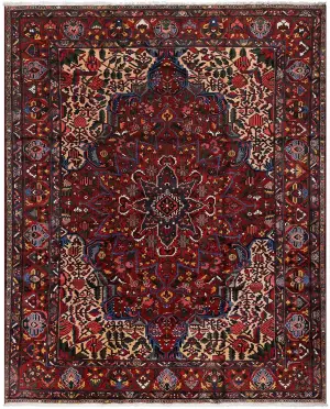 Persian-One of a Kind Bakhtiari Rust/Multi - 11' 4'' x 13' 11''