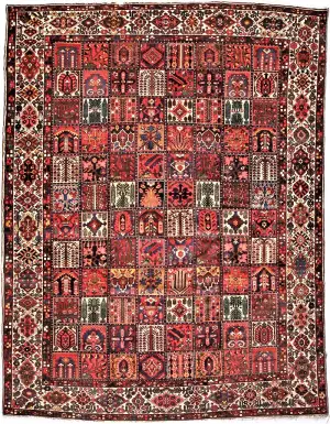 Persian-One of a Kind Bakhtiari Multi - 12' 7'' x 14'