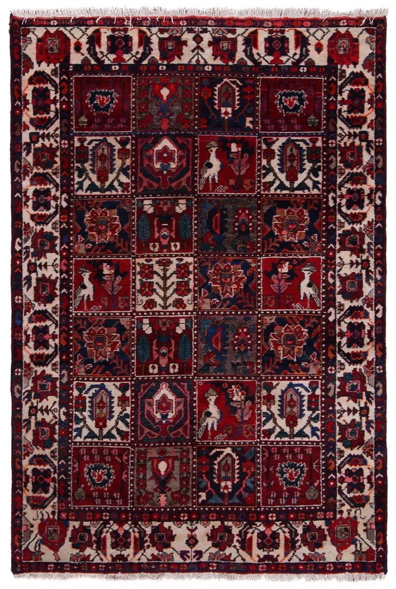 Persian-One of a Kind Bakhtiari Beige  -  4' 9'' x  7' 2''
