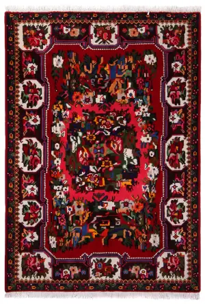 Persian-One of a Kind Bakhtiari Red - 5' 4'' x 7' 1''