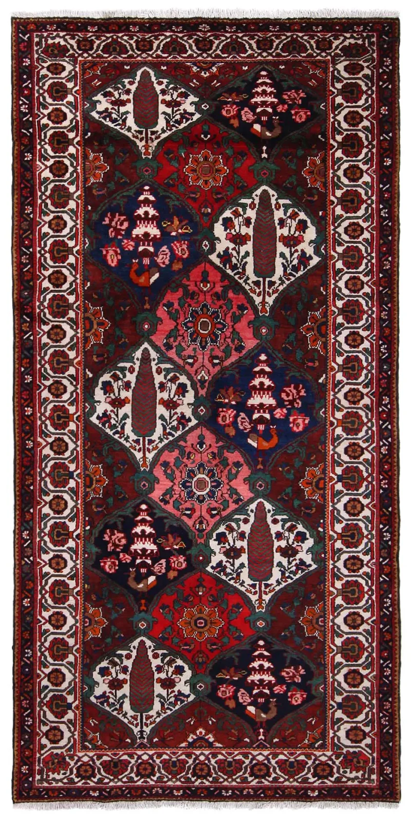 Persian-One of a Kind Bakhtiari Beige  -  5' 3'' x  10' 8''