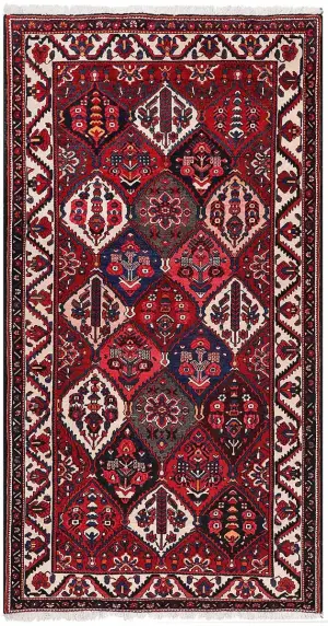 Persian-One of a Kind Bakhtiari Red/Multi - 5' 6'' x 9' 9''