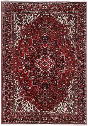 Persian-One of a Kind Bakhtiari Rust/Navy - 7' x 9' 10''