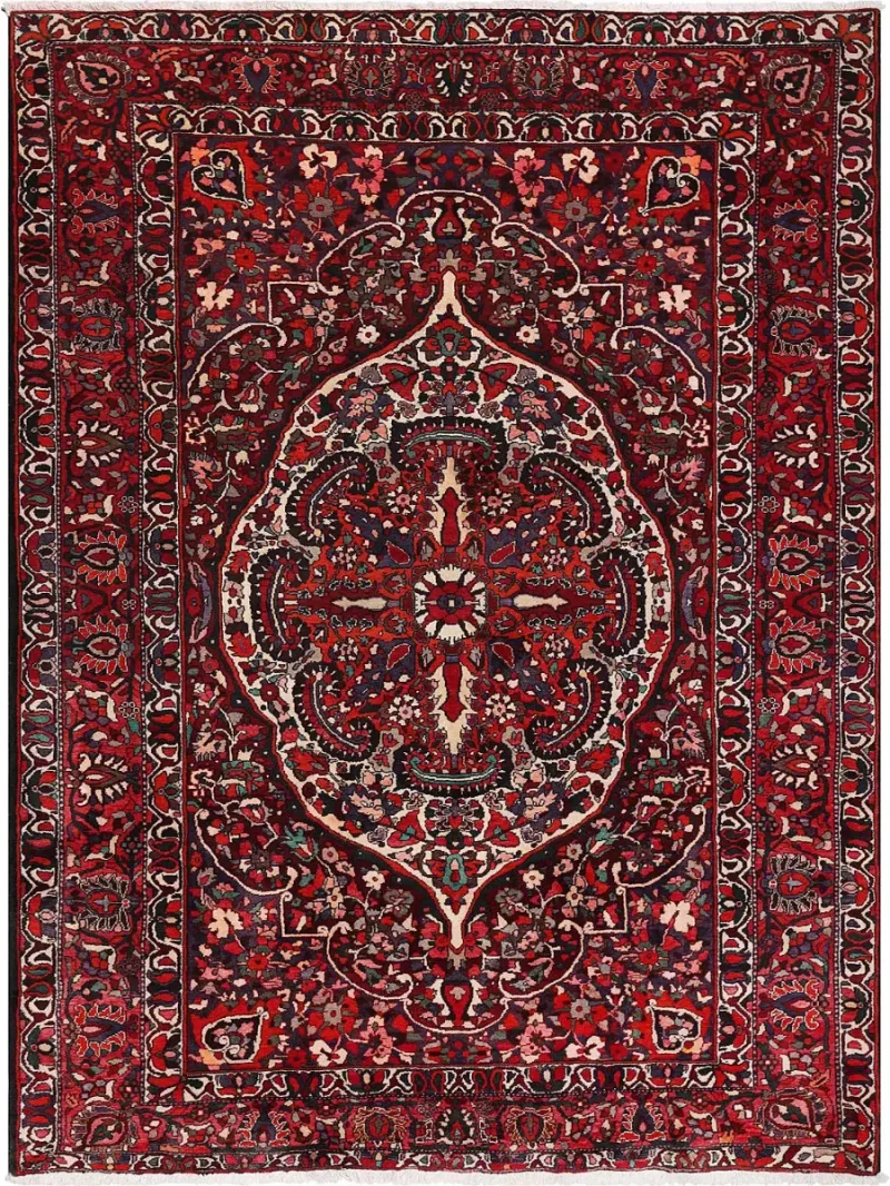 Persian-One of a Kind Bakhtiari Red  -  7' 2'' x  10' 6''