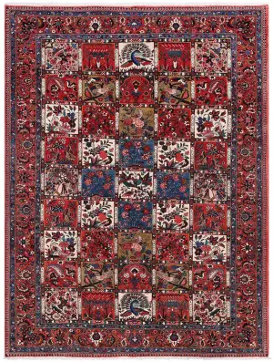 Persian-One of a Kind Bakhtiari Red/Multi - 6' 11'' x 10' 2''
